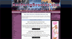 Desktop Screenshot of hotpartydresses.com